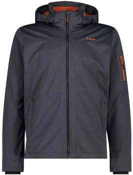 CMP Light Softshell Jacket with Detachable Hood (39A5027M) anthracite mel ruggine