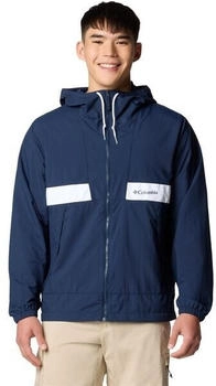 Columbia Spire Valley Hooded Windbreaker (2117051) collegiate navy/white