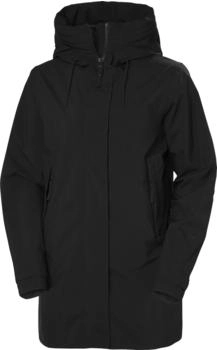 Helly Hansen Damen Victoria Mittellanger Regenmantel (53914) schwarz