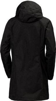 Helly Hansen Damen Aden Langer Regenmantel (62648) schwarz