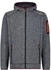 grau: CMP Man Jacket Knitted Fix Hood (3H60847N)