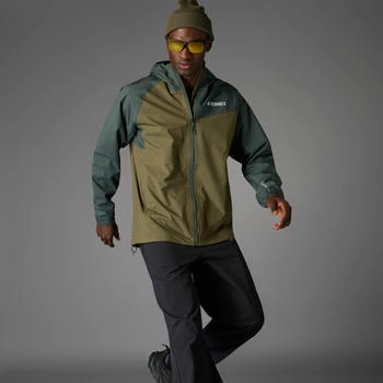 Adidas Terrex Multi 2L RAIN.RDY Regenjacke Olive Strata / Legend Ivy (JD8355)