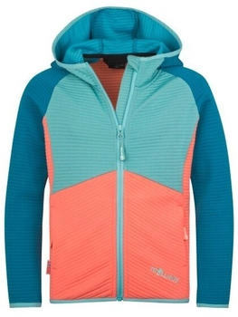 Trollkids Sogndal Jacke bunt mellow pfirsich harbor blau aqua haze