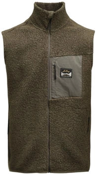 Lundhags Flok Wool Ms Pile Vest forest-green