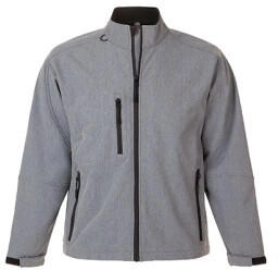Sol's Softshell Jacke Relax graumeliert