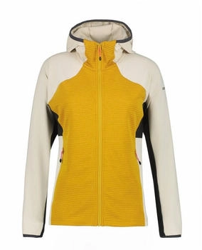 Icepeak Fleecejacke Basile Hoodie senf