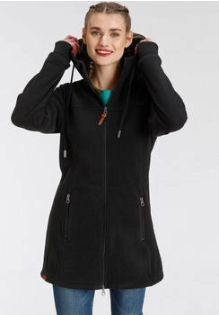 KangaROOS Fleecejacke figurbetonter Schnitt schwarz