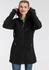 KangaROOS Fleecejacke figurbetonter Schnitt schwarz
