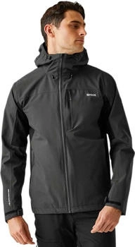 Regatta Birchdale II Wasserdichte Jacke für Herren Dunkelgrau & Schwarz Größe: (RMW415_61G)