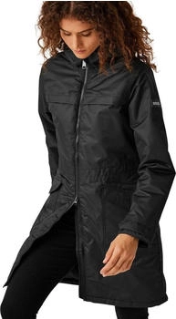 Regatta Romine II Wasserdichter Parka f&uuml;r Damen Schwarz Gr&ouml;&szlig;e: / (RWP409_800)