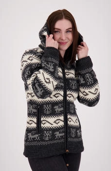 Deproc Strickfleecejacke ANNAPURNA grau