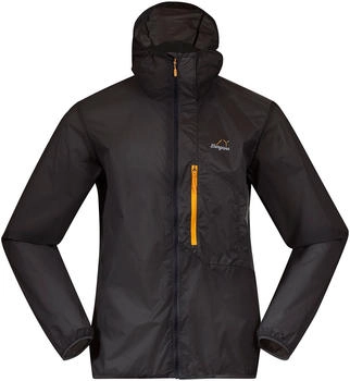 Bergans LightLine Pure Windbreaker Jacke schwarz