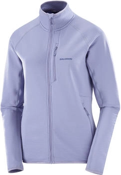Salomon Essential Lightwarm Fleecejacke blau granit