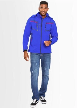 Arctic Seven ASPierr sportliche Outdoor Funktionsjacke abnehmbarer Kapuze blau