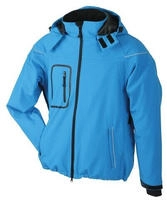 James & Nicholson Wintersoftshelljacke Herren JN1000 Gr. XL aqua