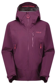 Rab Downpour Mountain Jacket Wmns mulberry
