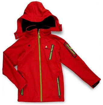 Peak Mountain Softshelljacke rot