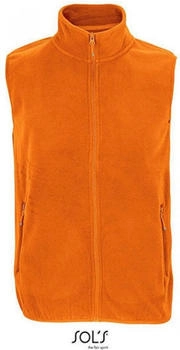 Sol's Factor Zipped Fleece Bodywarmer orange