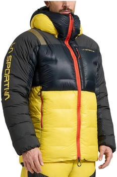 La Sportiva Olympus Tech Down Parka schwarz gelb K00Y00