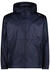 CMP Rain Hoodie Jacke blau schwarz