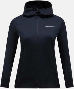 Peak Performance zip hood damen schwarz