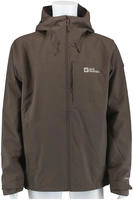 Jack Wolfskin Herren Tempest 2L Regenjacke - XL - cold coffee
