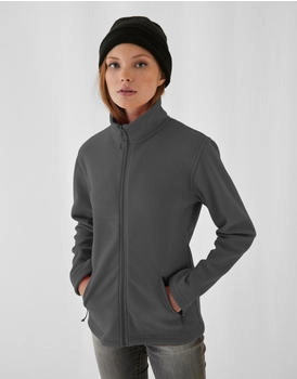 B&C Microfleece-Duo Jacke ID 501 weiß