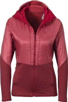 Salomon Outline Warm LC1549700 Outdoorjacke rot dahlia