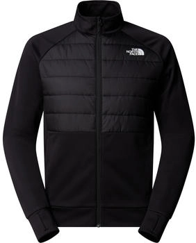 The North Face Reaxion Fleece Hybrid Jacke schwarz