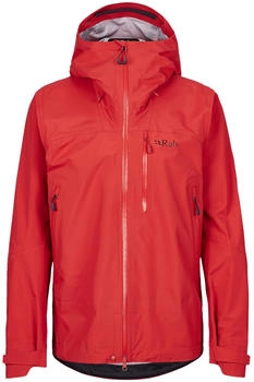 Rab Firewall Mountain Jacke rot schwarz