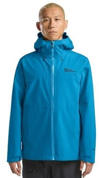 Jack Wolfskin Highest Peak 3L Jacket Men Rain Jacket blue aurora blue