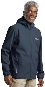 Jack Wolfskin Bornberg Hoody Men Softshelljacket blue midnight sky
