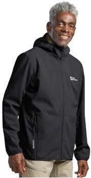 Jack Wolfskin Bornberg Hoody Men Softshelljacket multi color phantom/chartreuse