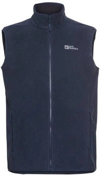 Jack Wolfskin Waldsteig FZ Vest Men Fleeceweste blue midnight sky