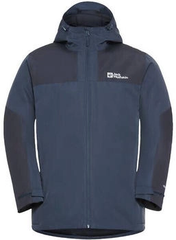 Jack Wolfskin Jasper Ins Jacket Men Wasserdichte Winterjacket blue midnight sky