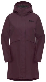 Jack Wolfskin Baylight 3in1 Coat Women 3 in 1 Mantel purple amaranth