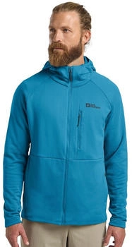 Jack Wolfskin Kolbenberg Hooded FZ Men Fleecejacket blue aurora blue