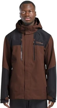 Jack Wolfskin Jasper 2L Jacket Men Rain Jacket brown hot choc