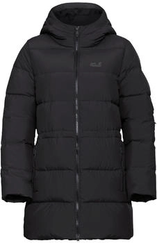 Jack Wolfskin Frozen Palace Long Jacket Women RDS Down Coat black black