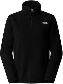 The North Face Glacier Fleece Zip Pullover schwarz