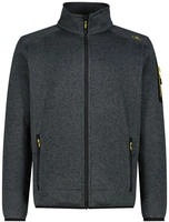 CMP Strickfleecejacke "MAN JACKET" ohne Kapuze mit hochschlie&szlig;endem Kragen,