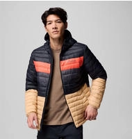 Columbia Steppjacke "POWDER PASS HOODED JACKET" mit Kapuze sportlicher Stil mit