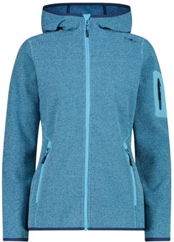CMP Woman Fleece Jacket Fix Hood (3H19826) topazio/blue ink