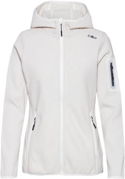 CMP Woman Jacket Knit-Tech Melange Hoody (3H19826) gesso-vaniglia