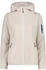 CMP Woman Jacket Knit-Tech Melange Hoody (3H19826) gesso-vaniglia