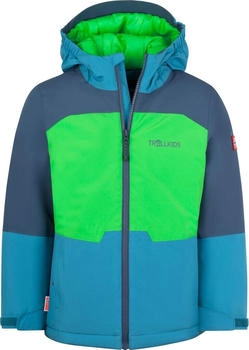 Trollkids Kid's Hardanger Jacket Winterjacket fresh green/mystic blue/dark marine