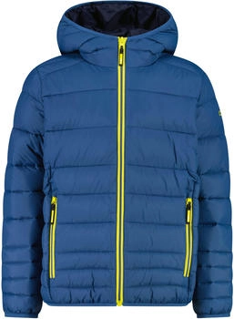 CMP Kid's Jacket Fix Hood 34Z3294 bluestone/b. blue