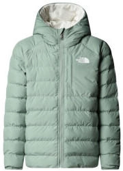 The North Face Girl's Reversible Perrito Hooded Jacket slatemoss