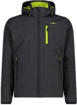 CMP Jacket Zip Hood Softshell Softshelljacket antracite/acido