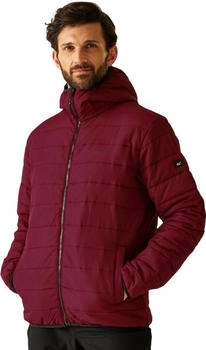 Regatta Helfa isolierte gesteppte Walkingjacke mit Kapuze für Herren Burgund (RMN154_ZRS)